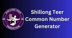 Shillong Teer Common Number Generator